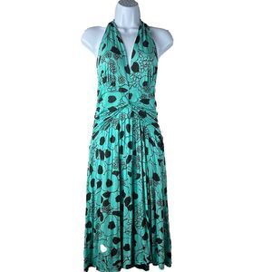 Ella Moss Halterneck Fit And Flare Dress Size Medium